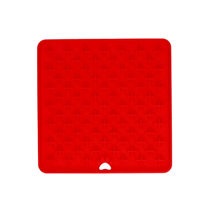 Slikkemåtte - rød
