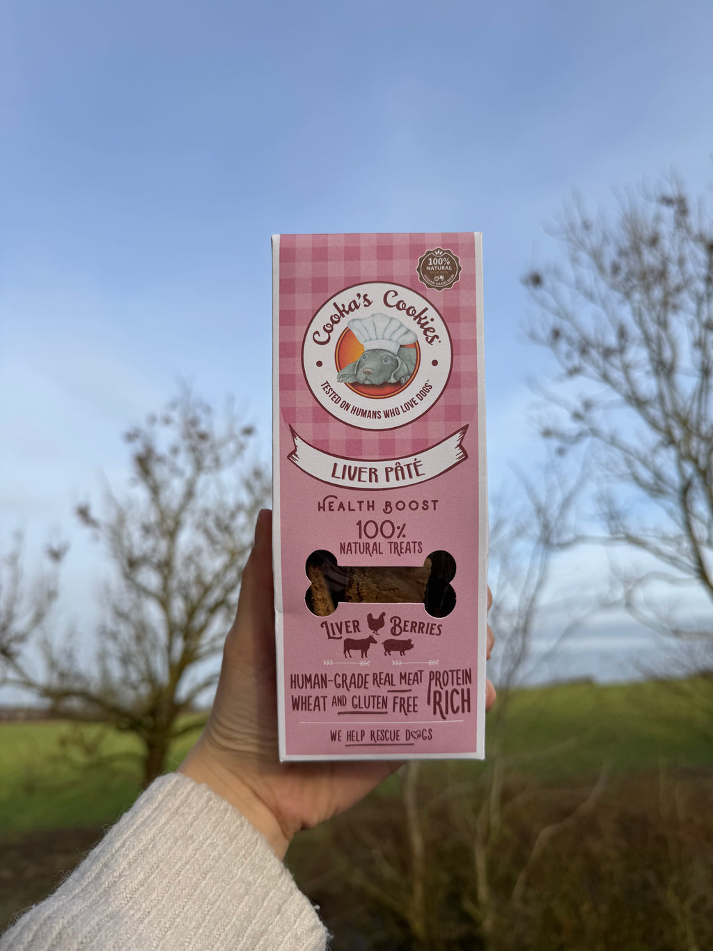 Naturlige hundegodbidder med lever