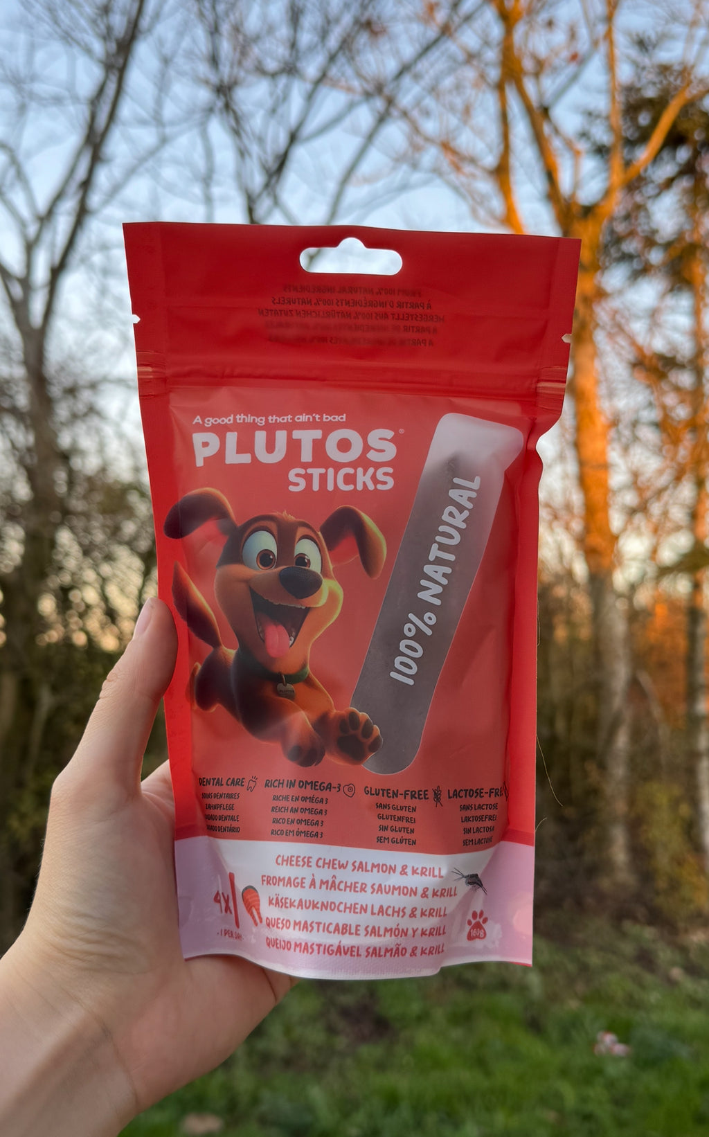 PLUTOS snackstænger laks